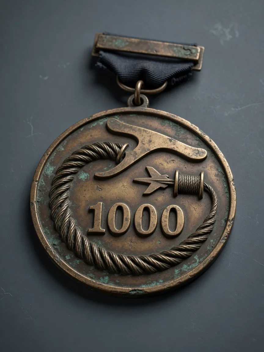 Commemorative medal for one thousand jet-yanks